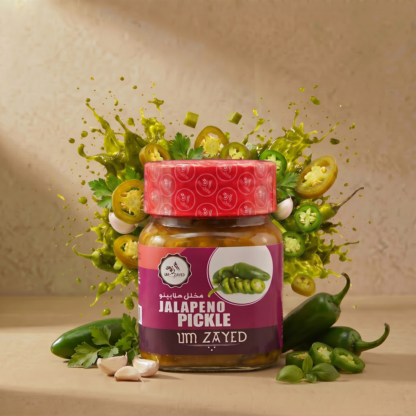 Um Zayed Jallapeno Pickle