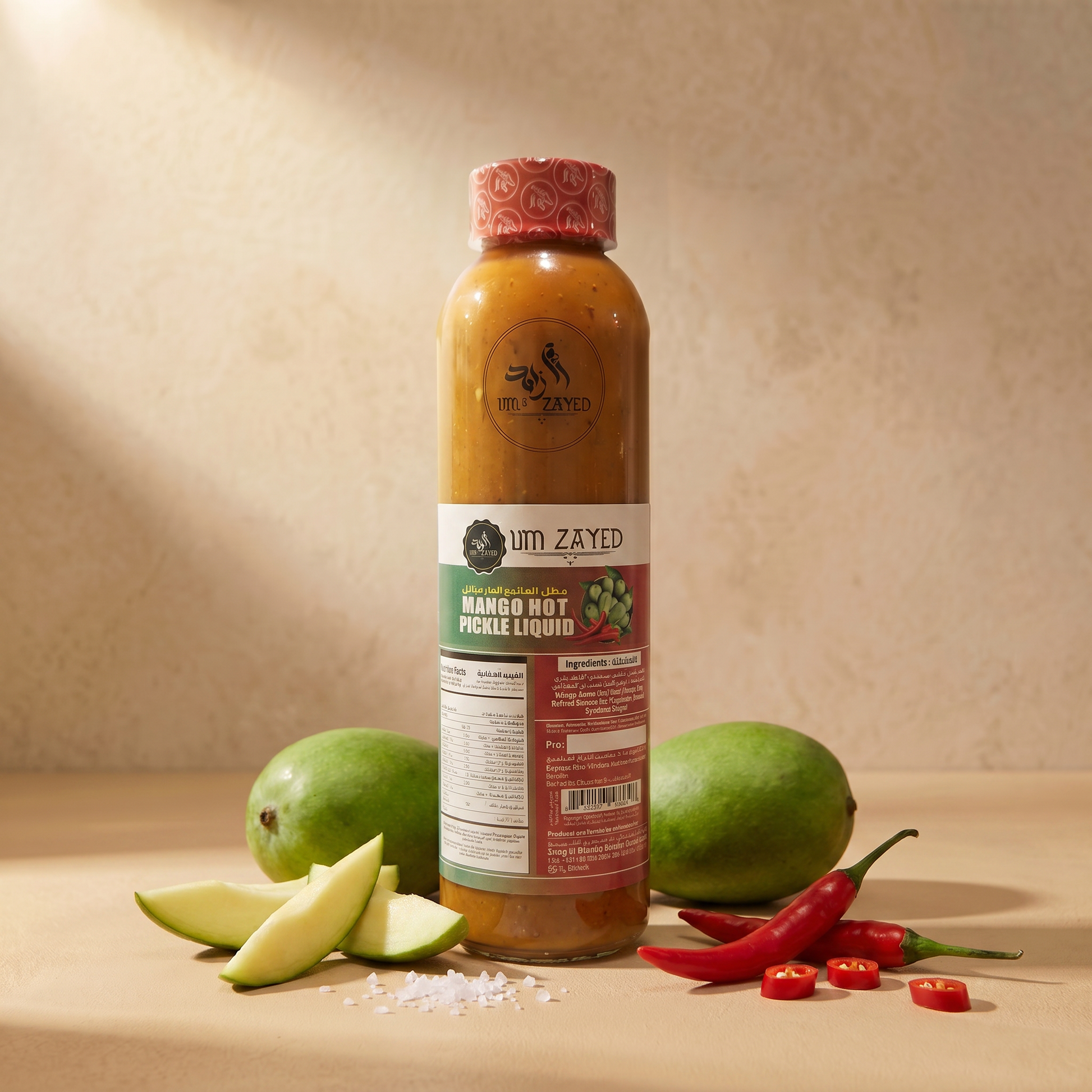 Um Zayed Mango Hot Liquid Pickle — Um Zayed