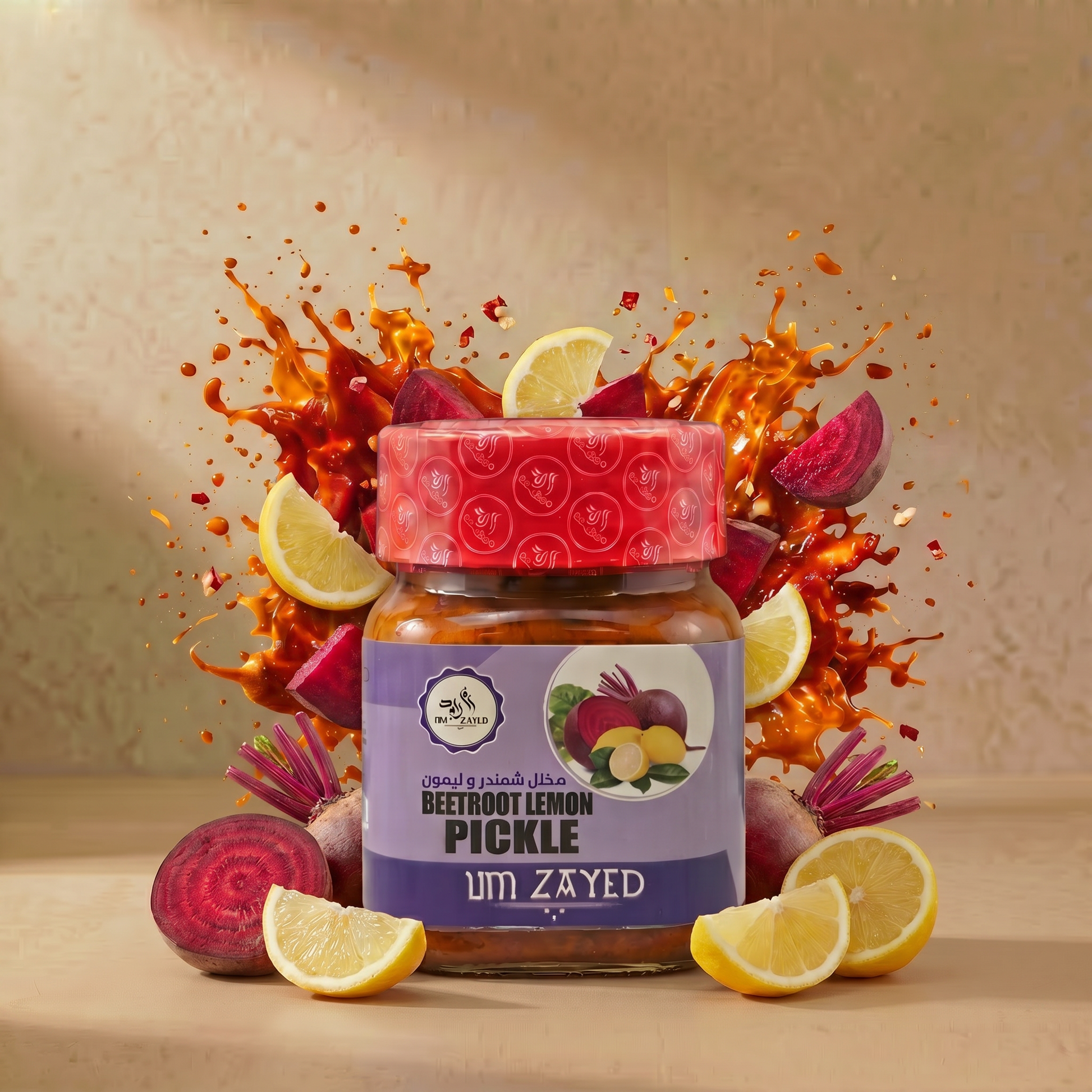 Um Zayed Beetroot Lemon Pickle — Um Zayed