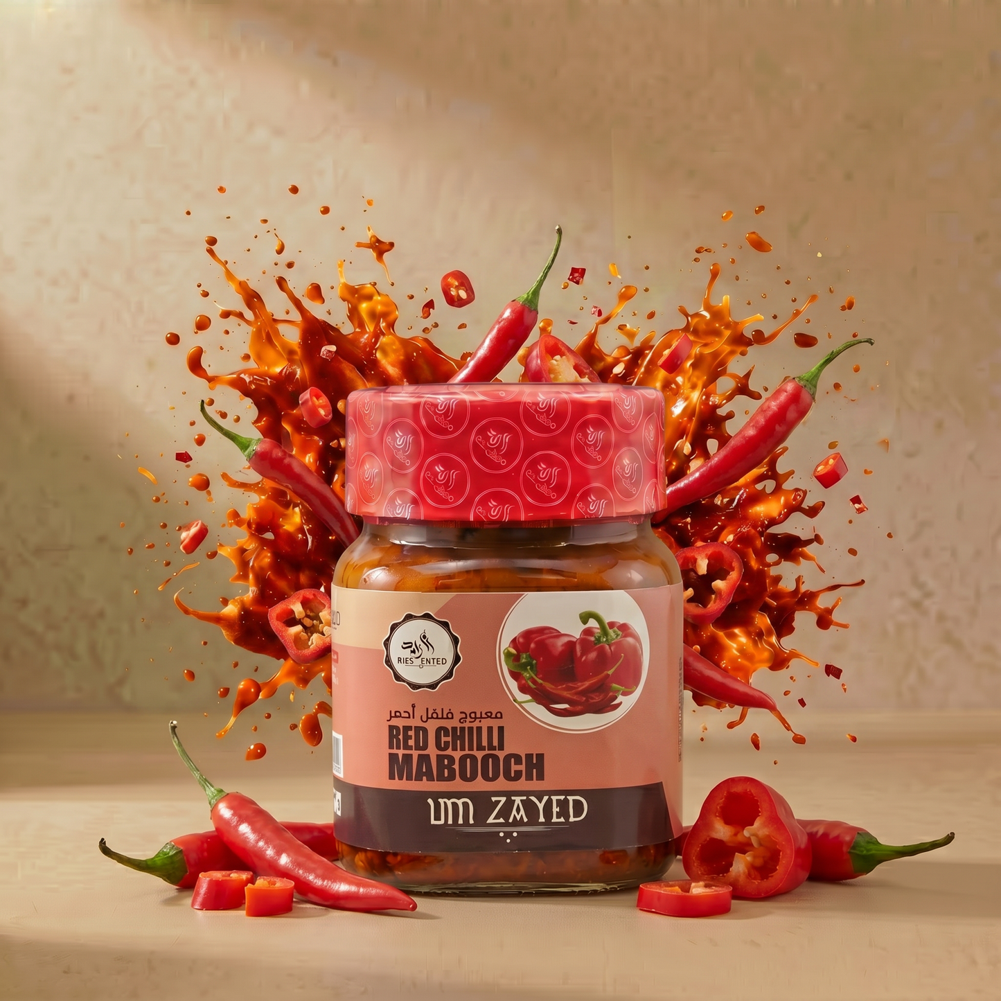 Um Zayed Red Chilli Pickle (Mabooch) — Um Zayed