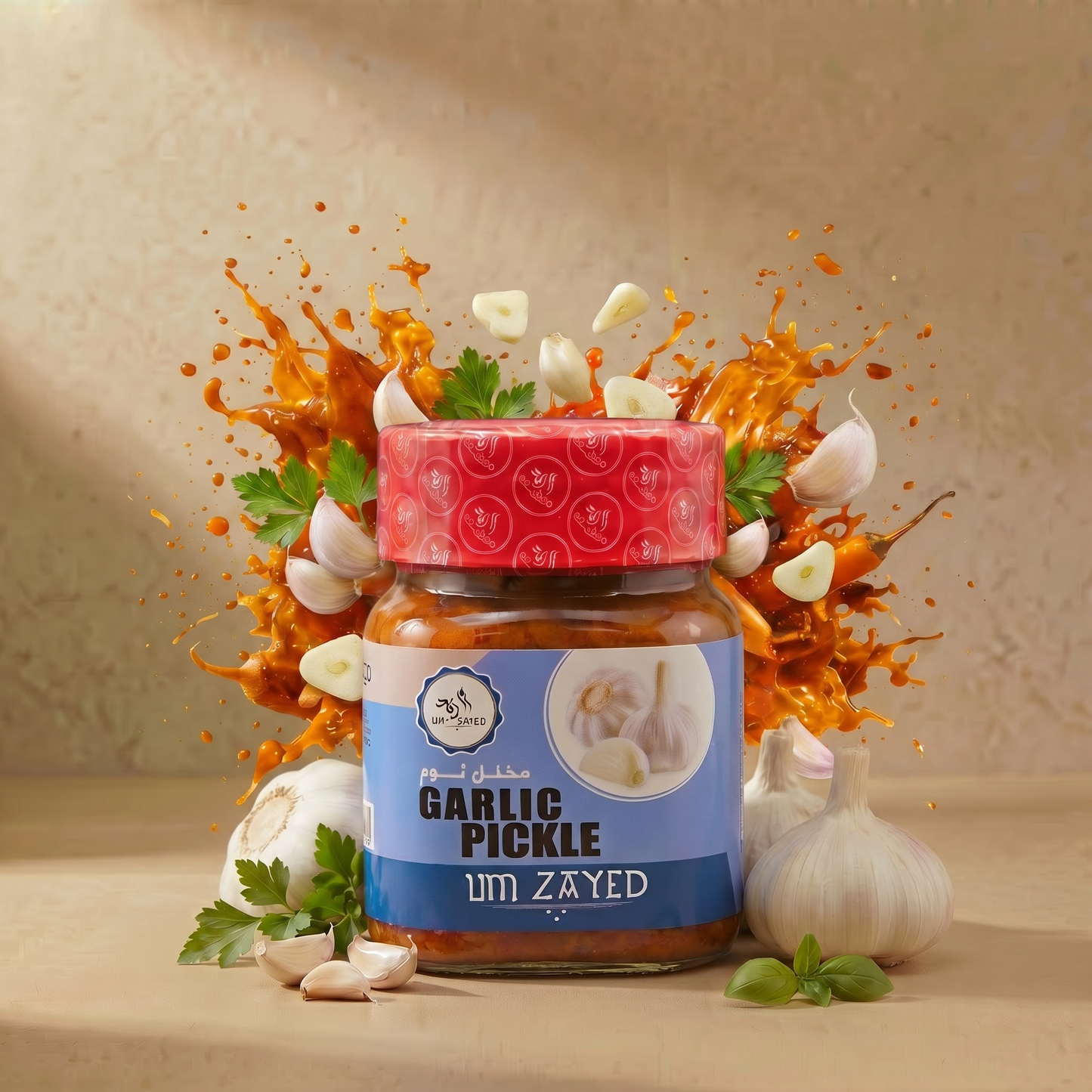 Um Zayed Garlic Pickle
