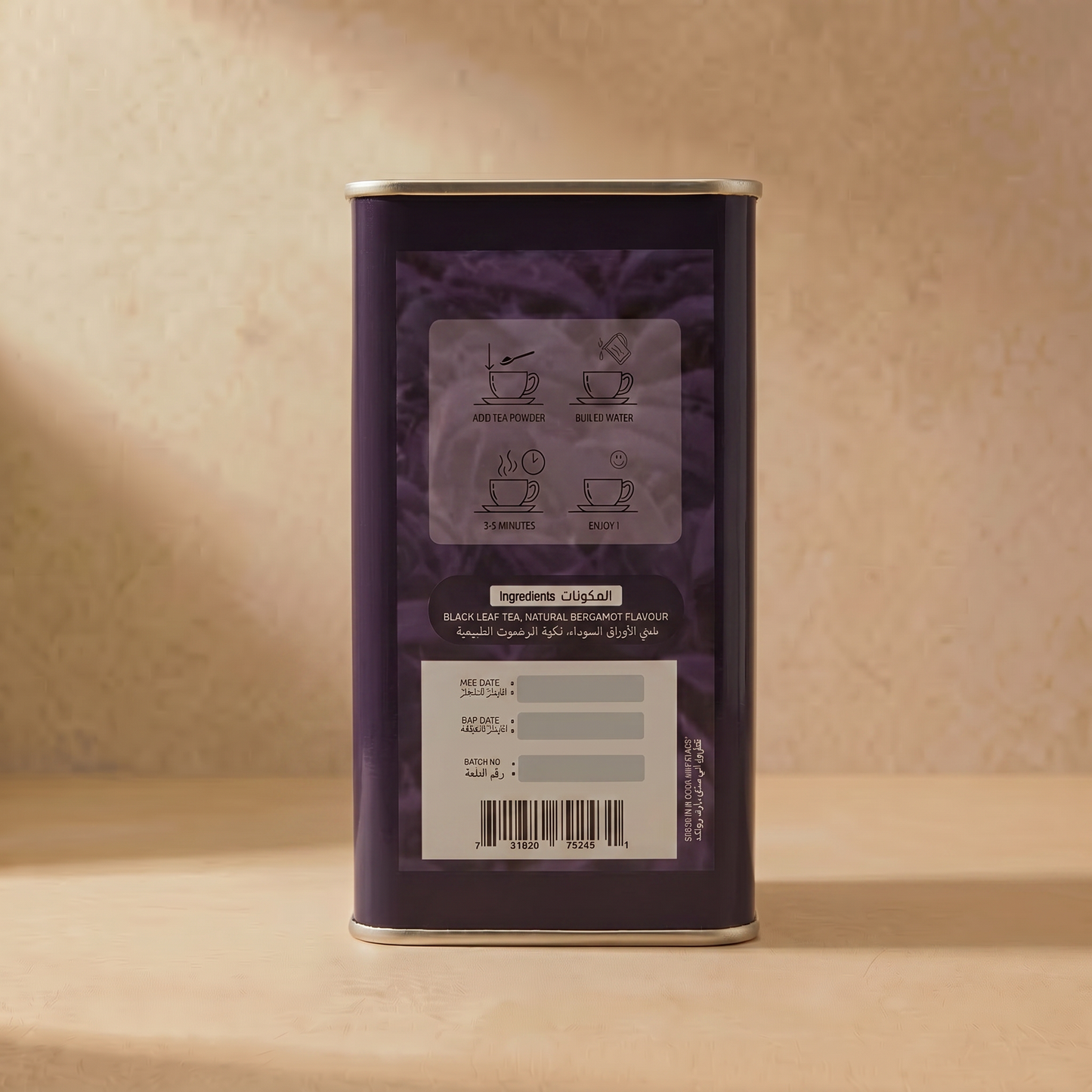 Um Zayed Earl Grey Tea Powder